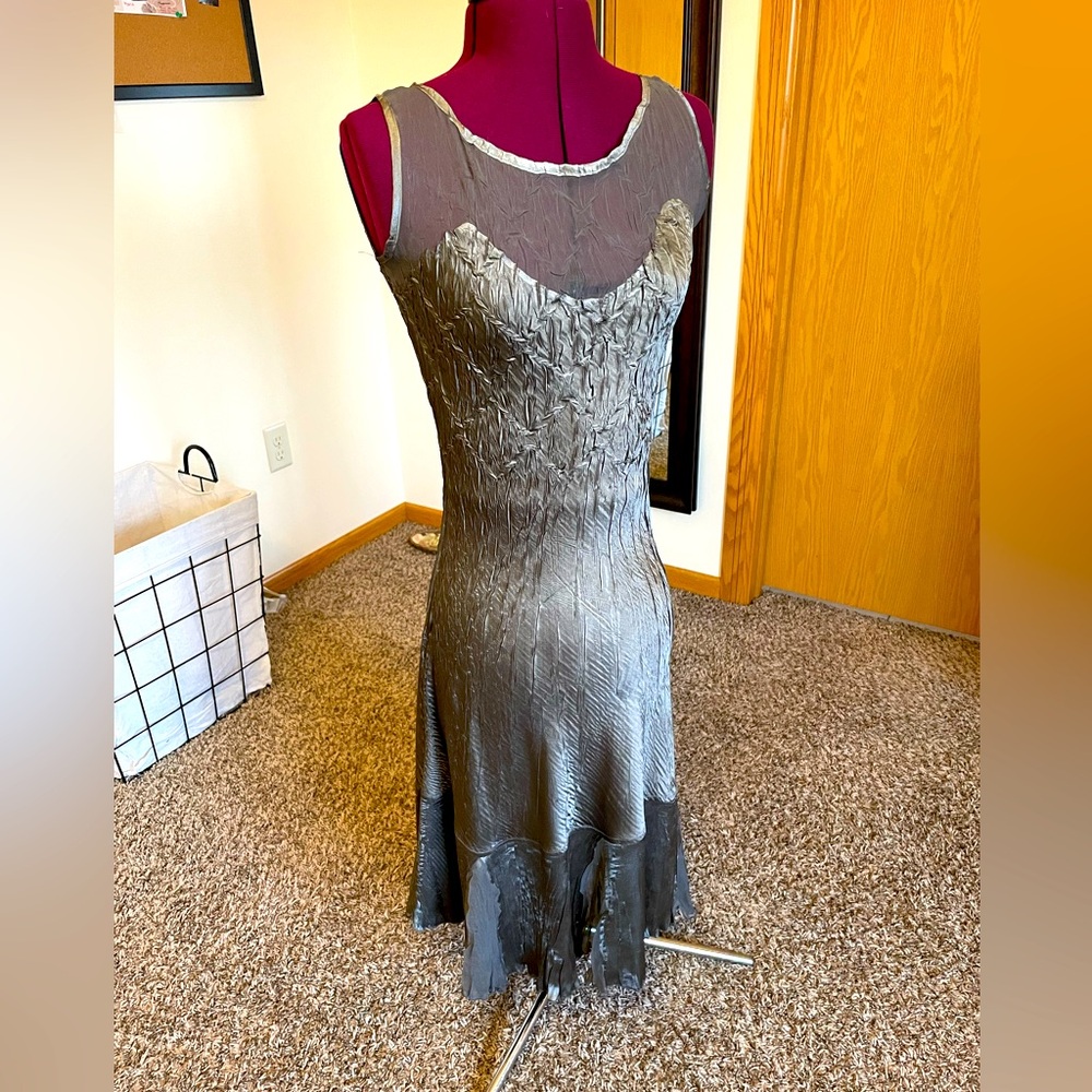 Komarov Dark Gray Dress Size S